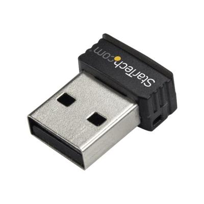 StarTech.com USB 150Mbps Mini Wireless N Network Adapter - 802.11n/g 1T1R (USB150WN1X1) - Adaptateur réseau - USB 2.0 - 802.11b/g/n - noir - pour P/N: R150WN1X1T