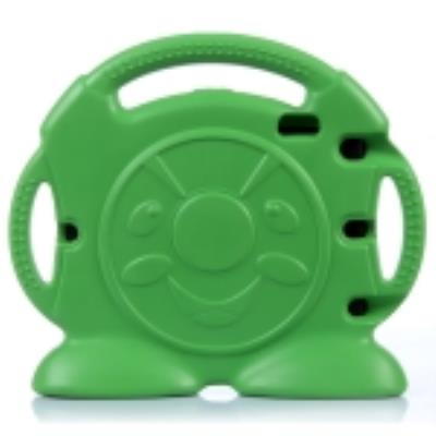 Ipad Air 2 : Coque Housse en Mousse EVA Volant Vert : Ultra-Résistant , Idéal Enfant Avec Poignée Intégrée