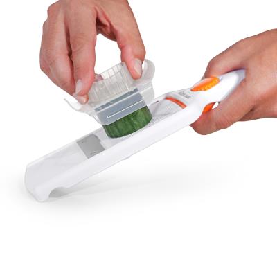 Kitchencc - mandoline manuelle facile double sécurité - rondelles