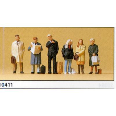 Preiser Modã©Lisme Ho : Figurines : Passagers En Attente - Image 2