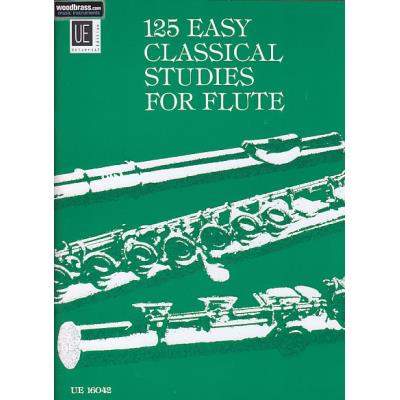 Méthodes et pédagogie UNIVERSAL EDITION VESTER FRANS - 125 ETUDES CLASSIQUES FACILES - FLUTE Flute