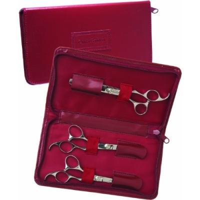 OLIVIA GARDEN - CISEAUX SILKCUT - SET DE 3: CISEAUX 5,00 + CISEAUX 5,75 + CISEAUX À EFFILER 6,00