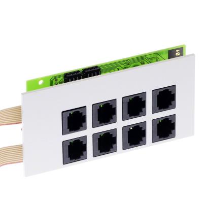 Agfeo modulfrontplatte k-modul 524