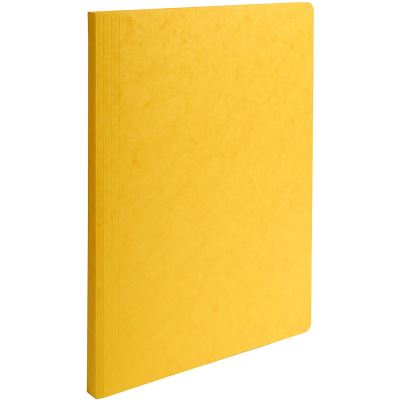 Chemise A Dos Rain&eacute; Carte Lustr&eacute;e 400gm&sup2; - 24x32cm Jaune