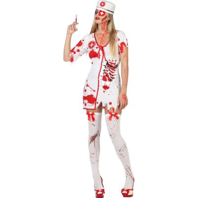 Déguisement infirmière ensanglantée femme Halloween XL