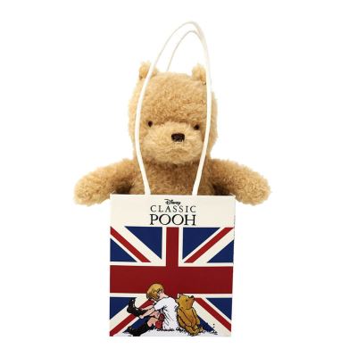 Disney Classic Winnie l'ourson en peluche dans un sac Union Jack