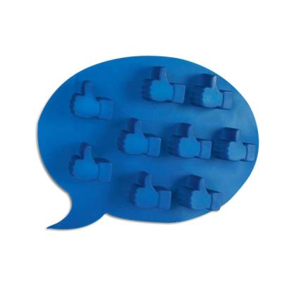Bac à glaçons en forme de j'aime facebook like  ou gateau chocolat moule bac a glacon insolite