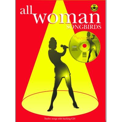 Partitions variété, pop, rock... FABER MUSIC ALL WOMAN - SONGBIRDS + CD - PVG Piano voix guitare