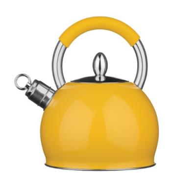 Premier housewares 0505127 bouilloire sifflant acier inoxydable jaune 3 l