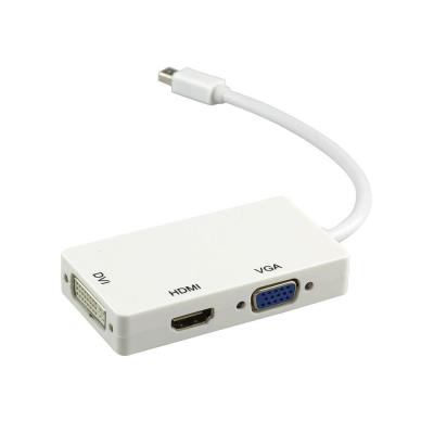 Cabling - CABLING® Mini DisplayPort (3 en 1) Thunderbolt vers HDMI / DVI /  VGA Câble adaptateur pour Apple Mac Book MacBook Pro MacBook Air Mac mini,  l'adaptateur 3 en 1 Mini