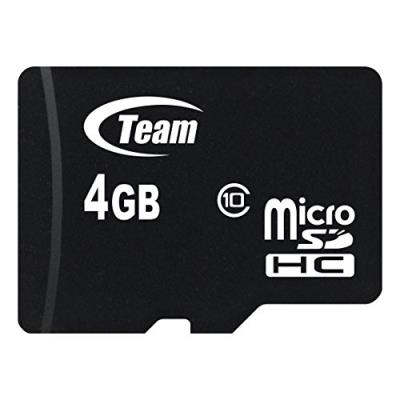 Teamgroup tusdh4gcl1003 carte mémoire microsd classe 10 4 go