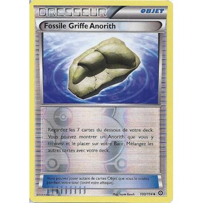 Carte Pokemon - XY11 - Offensive Vapeur - Fossile Griffe Anorith - Dresseur - 100/114 - Holo Reverse - VF État correct - Asmodee reconditionné disponible sur Fnac