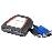 Splitter vga 2 voies 250MHz sans alim_0