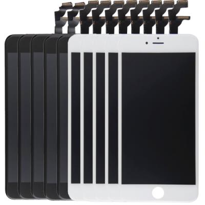 Iphone 6 Ecrans Remplacement Complet ( Vitre + Tactile + LCD ) 5 Noir + 5 Blanc