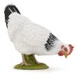Figurine poule picorant papo