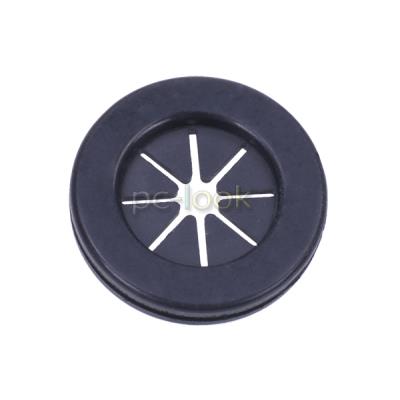 Oeillet Caoutchouc pour Gestion Câble ou Tube Watercooling - Noir - 1 pièce
