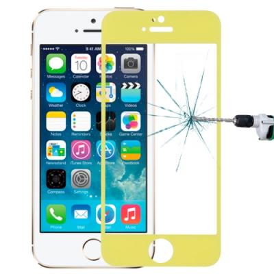 iPhone 5 Film Verre Trempé 0.3mm Jaune