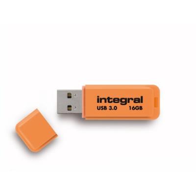 Integral Neon Clé USB 3.0 16 Go Orange
