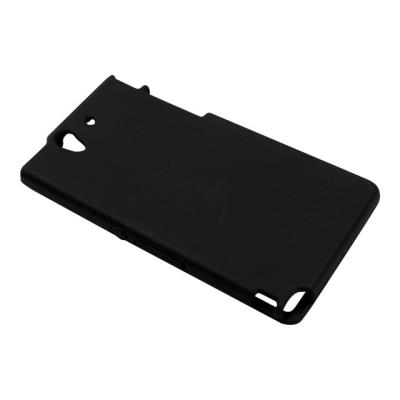 Sandberg Design Cover soft - Beschermende bedekking voor mobiele telefoon - zwart - voor Sony XPERIA Z
