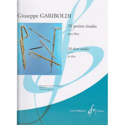 Méthodes et pédagogie BILLAUDOT GARIBOLDI - 20 PETITES ÉTUDES OP.132 POUR FLÛTE Flute