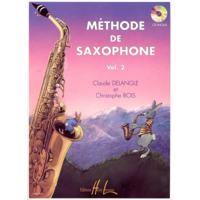 Méthodes et pédagogie LEMOINE DELANGLE C. / BOIS C. - MÉTHODE DE SAXOPHONE VOL.2 + CD Saxophone