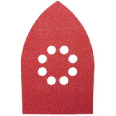 Bosch 2609256A76 Feuilles Abrasives pour Ponceuses Multi 100 X 170 Nombre De Trous 4 Grain 120 Lot De 5 Feuilles