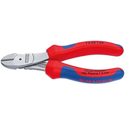 Knipex 74 05 140 Werkstatt Kraft-Seitenschneider mit Facette 140mm