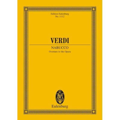 Partitions classique EULENBURG VERDI GIUSEPPE - NABUCCO - ORCHESTRA Orchestre