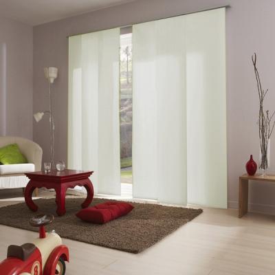 Panneau Japonais Tamisant Uni - 45 x 260cm-Blanc cassé