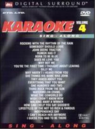 Karaoke Sing-Along, Vol. 4 - DVD Zone 1