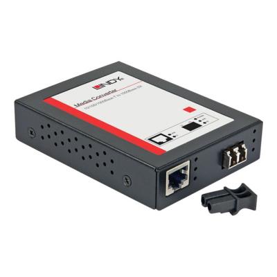 LINDY Gigabit Ethernet Fibre Optic Converter - glasvezel mediaconverter - Gigabit Ethernet