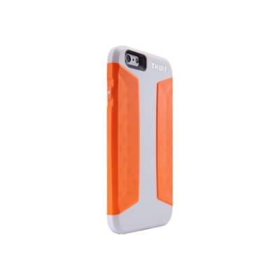 Thule Atmos X3 - Beschermende bedekking voor mobiele telefoon - polycarbonaat - wit, oranje - voor Apple iPhone 6 Plus