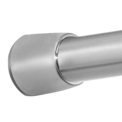 Interdesign 78670eu forma barre à tension de rideau de douche grand acier inoxydable brossé 127 à 221 cm