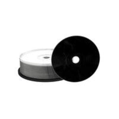 MediaRange - 25 x CD-R - 700 Mo (80 min) 52x - noir - surface imprimable par jet d'encre, noyau intérieur imprimable - spindle