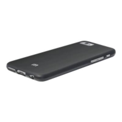 Mobilis T-Series - Achterzijde behuizing voor mobiele telefoon - thermoplastic polyurethaan (TPU) - zwart - voor Apple iPhone 6 Plus
