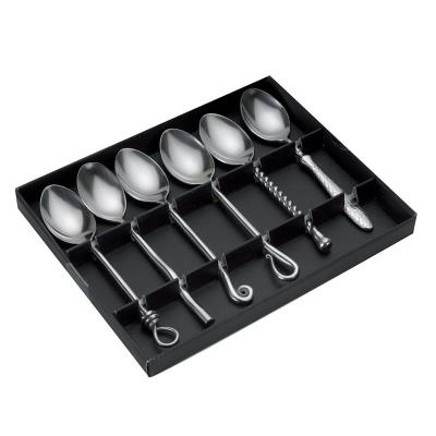 Cuillères à soupe Forgés Mixés, 6 pièces