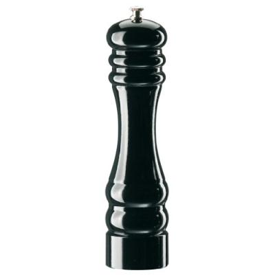 ZASSENHAUS BERLIN MOULIN À POIVRE HÊTRE LAQUÉ FINITION NOIR BRILLANT 24 CM