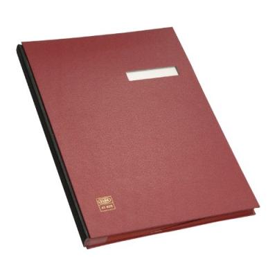 Elba parapheur dos en toile extensible rouge (41403 rg) 41403ro