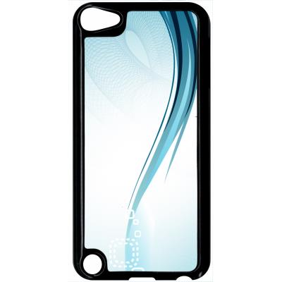Coque ipod touch 5 forme bleu arrondi