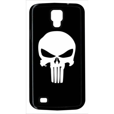 Coque samsung galaxy s4 active tête de mort sur fond noir