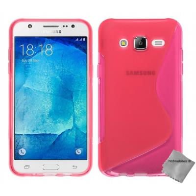 Housse etui coque pochette silicone gel fine pour Samsung Galaxy J5 (2016) - ROSE
