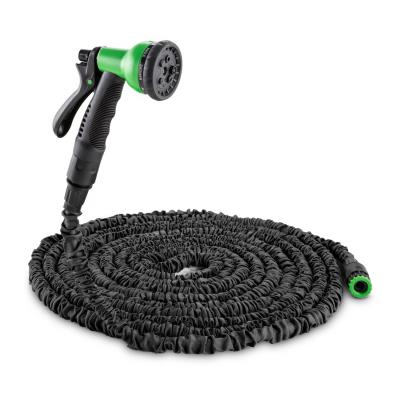 Waldbeck Water Wizard 22 Tuyau d'arrosage souple 8 fonctions 22,5 m noir