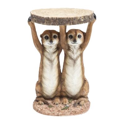 Table d' appoint Meerkat Sisters