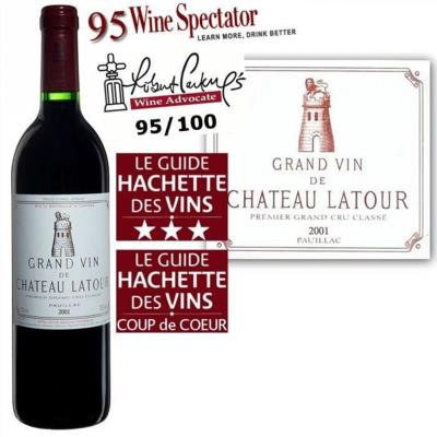Château latour 2001 - vin rouge