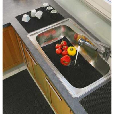 Decorline 1740251 tubulo tapis multi-usages pvc noir 43 x 63 cm