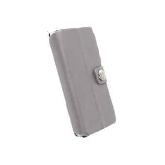 Krusell WOW Drop Off - Flip cover voor mobiele telefoon - polyurethaan leer - oranje - voor Sony XPERIA Z3