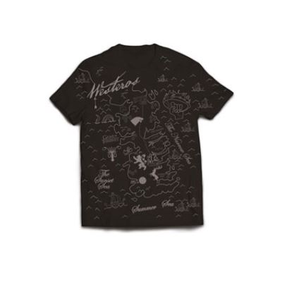 Le Trône de fer T-Shirt Westeros Map (M)