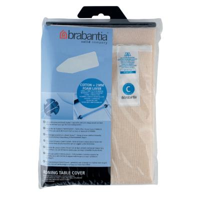 BRABANTIA - 169403 - HOUSSE DE REPASSAGE - COTON ET MOUSSE - 2 MM - ÉCRU