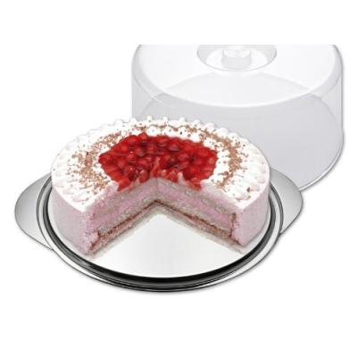 CHG 18085-15 PLAT À GÂTEAU XL AVEC CLOCHE INCASSABLE Ø 33,5 CM HAUTEUR : 14,5 CM