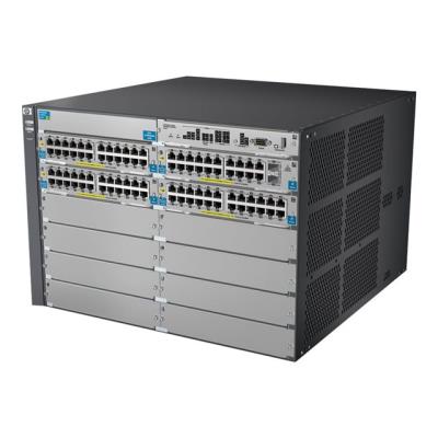 Aruba 5412-92G-PoE+-2XG v2 zl - switch - 92 poorten - Beheerd - rack-uitvoering - met HP 5400 zl Switch Premium License